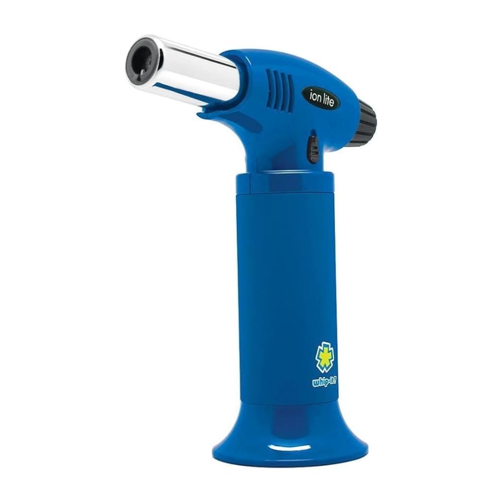 Ion Lite Torch: The Ultimate Refillable Kitchen Torch Blow Torch with Safety Lock and Adjustable Flame for Desserts, Creme Brulee, and Baking  (All Blue)