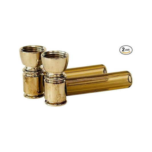 2.5-Inch Acrylic Metal Hand Pipe - Sleek and Stylish