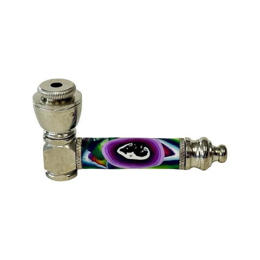 Metal Femo Glow in the Dark Hand Pipe - Style and Convenience