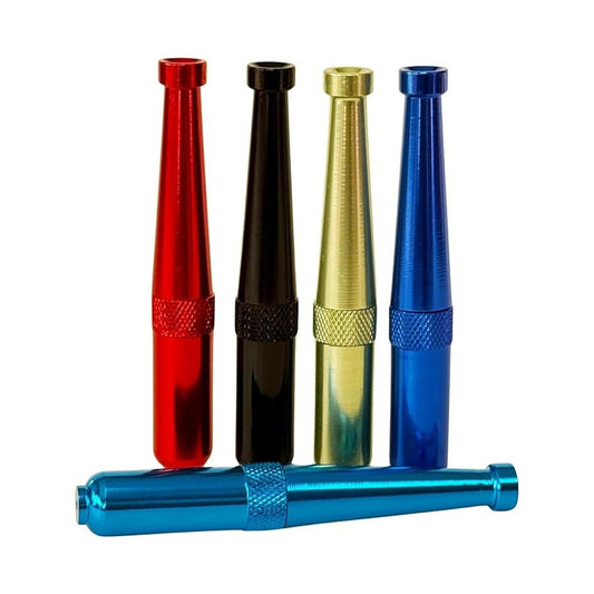 Exquisite Bat Design Anodized Aluminum hand pipes - Set of 5