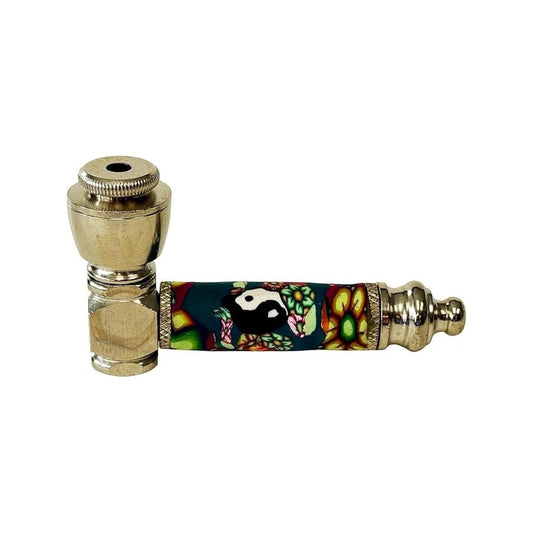 Nighttime Brilliance: 3-Inch Metal Femo Glow in the Dark Hand Pipe