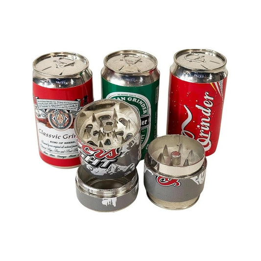 Mini Beer Can Shape Spice and Herb Hand Grinder - Compact, Efficient, and Fun Kitchen Tool