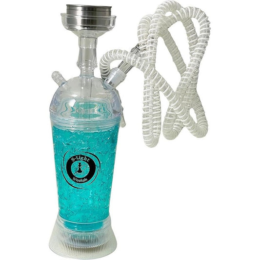 Acrylic Lighted Hookah - 14 Inch - Stylish and Functional